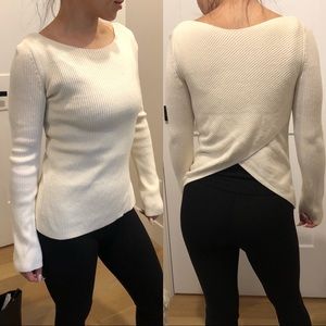 Aritizia Babaton wool blended white sweater